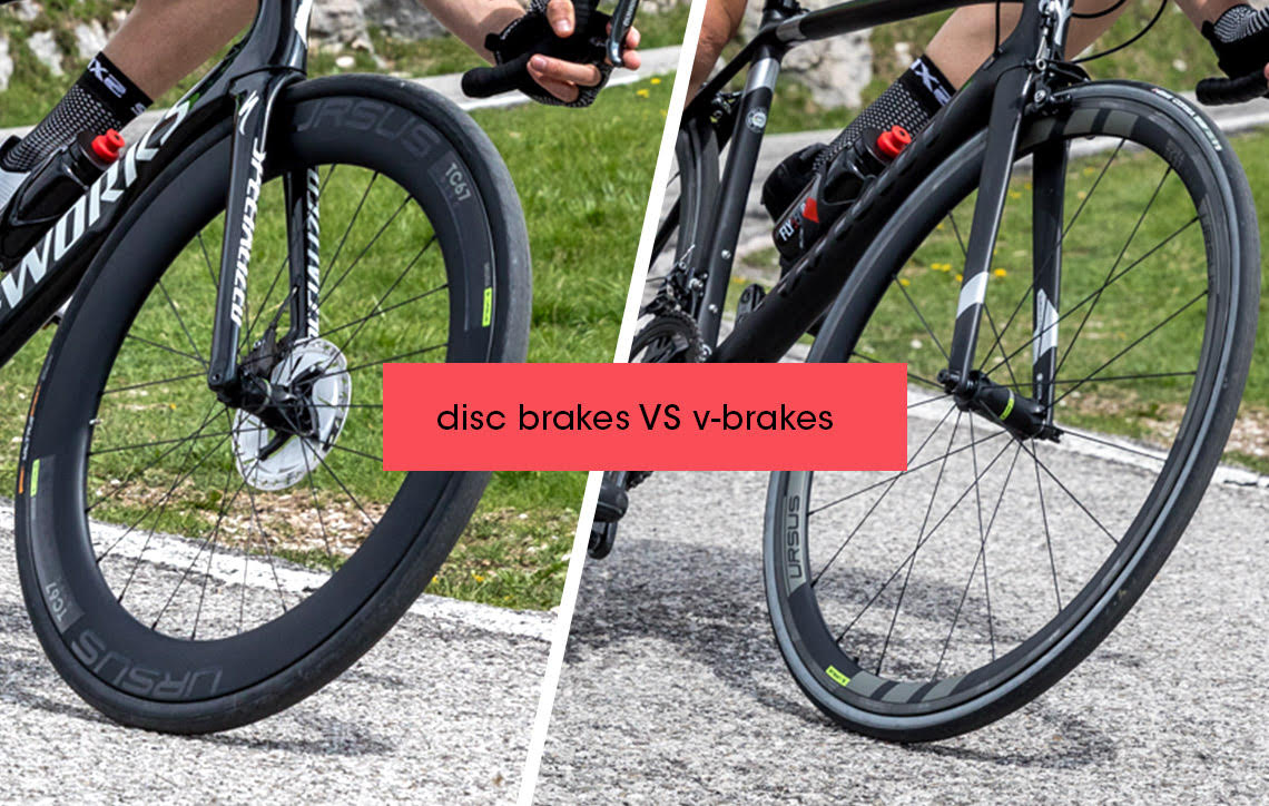 Wheels for racing bikes: disc brakes vs rim brakes - Disk Brakes Vs V Brakes