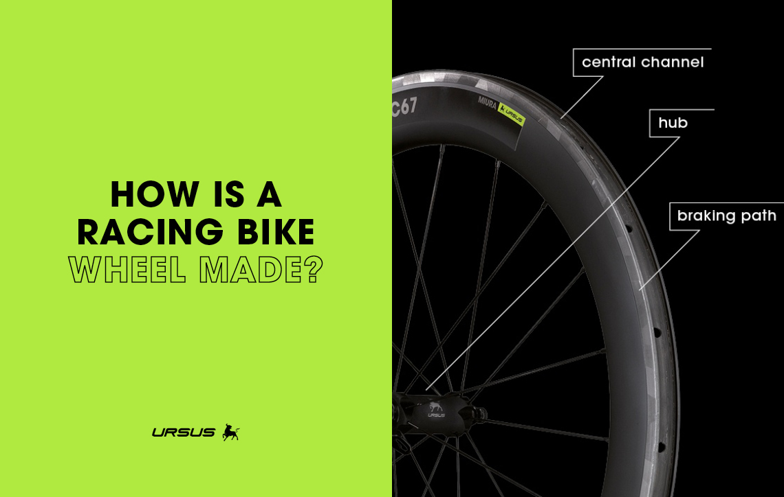How is a racing bike wheel made?
